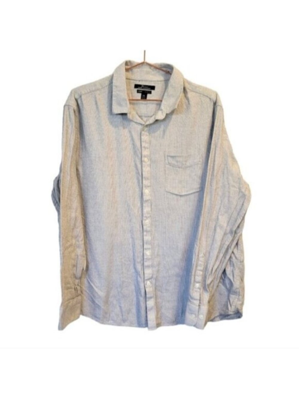 Marc Anthony | Men's Slim Fit Button Down Business Casual Shirt Gray